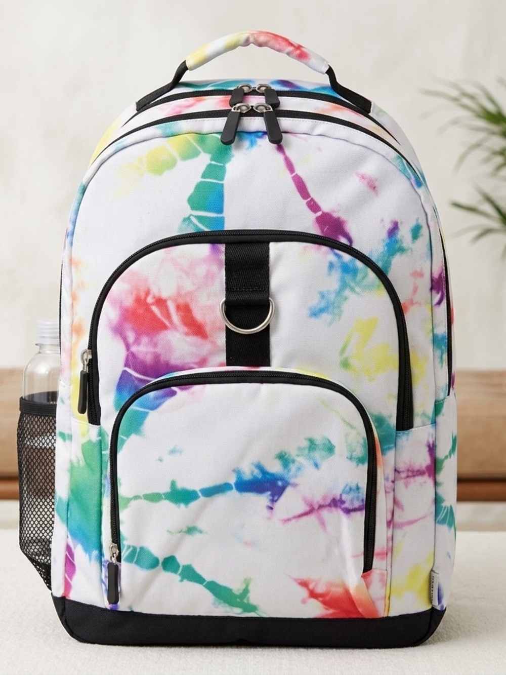 NEW Pottery Barn Teen Gear Up Rainbow Tie Dye Large Backpack 17"H